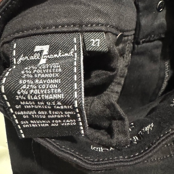 7 For All Mankind - The High Waist Skinny - Size 27 - Picture 7 of 7